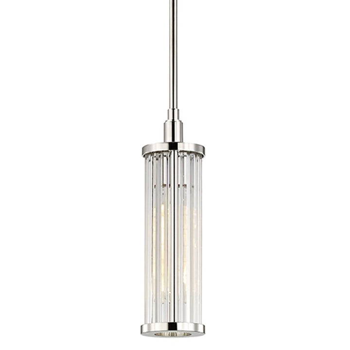 MARLEY - 1 LIGHT PENDANT Pendants Hudson Valley Lighting Polished Nickel  