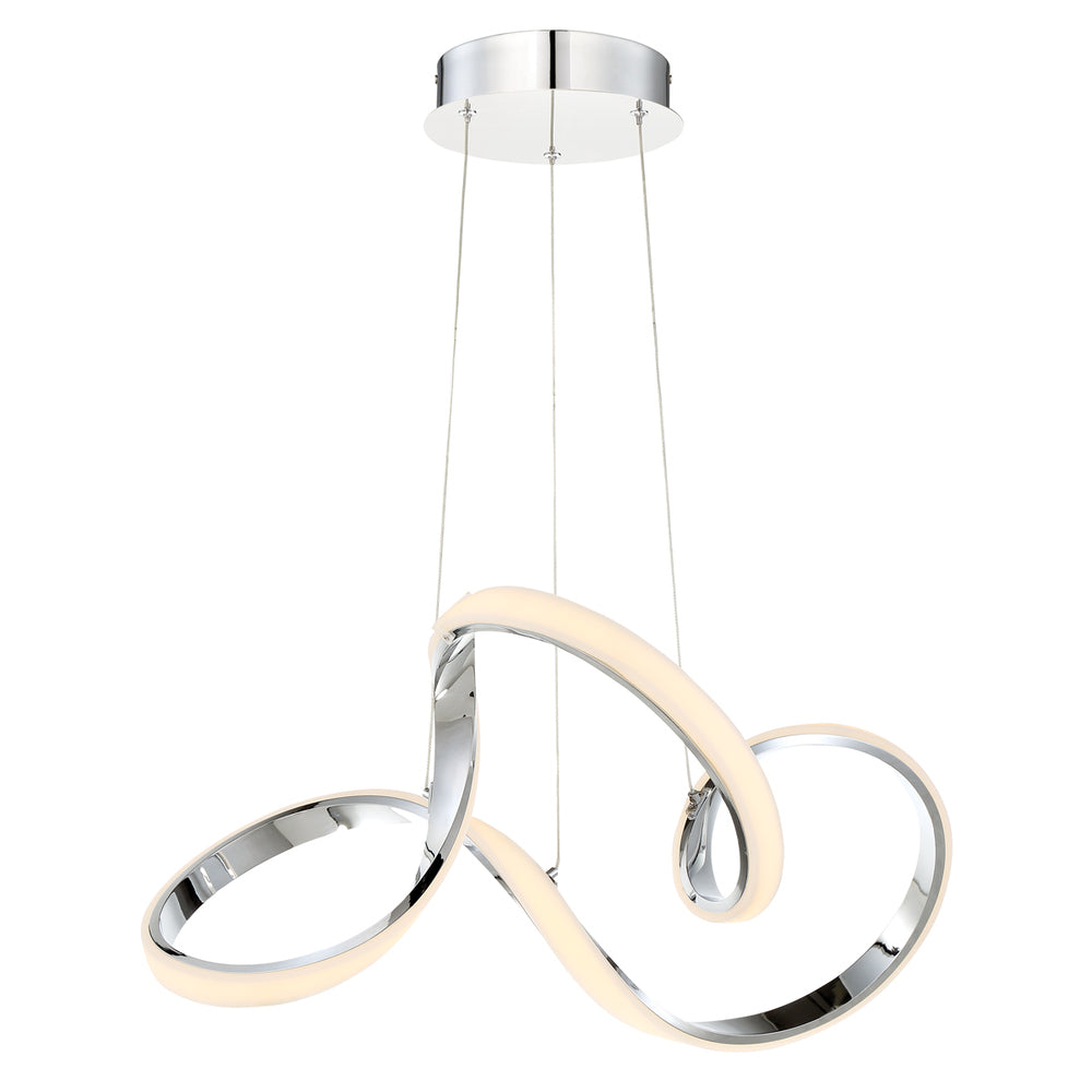 WAC Vornado LED Pendant PD-87723 Pendants WAC Chrome  