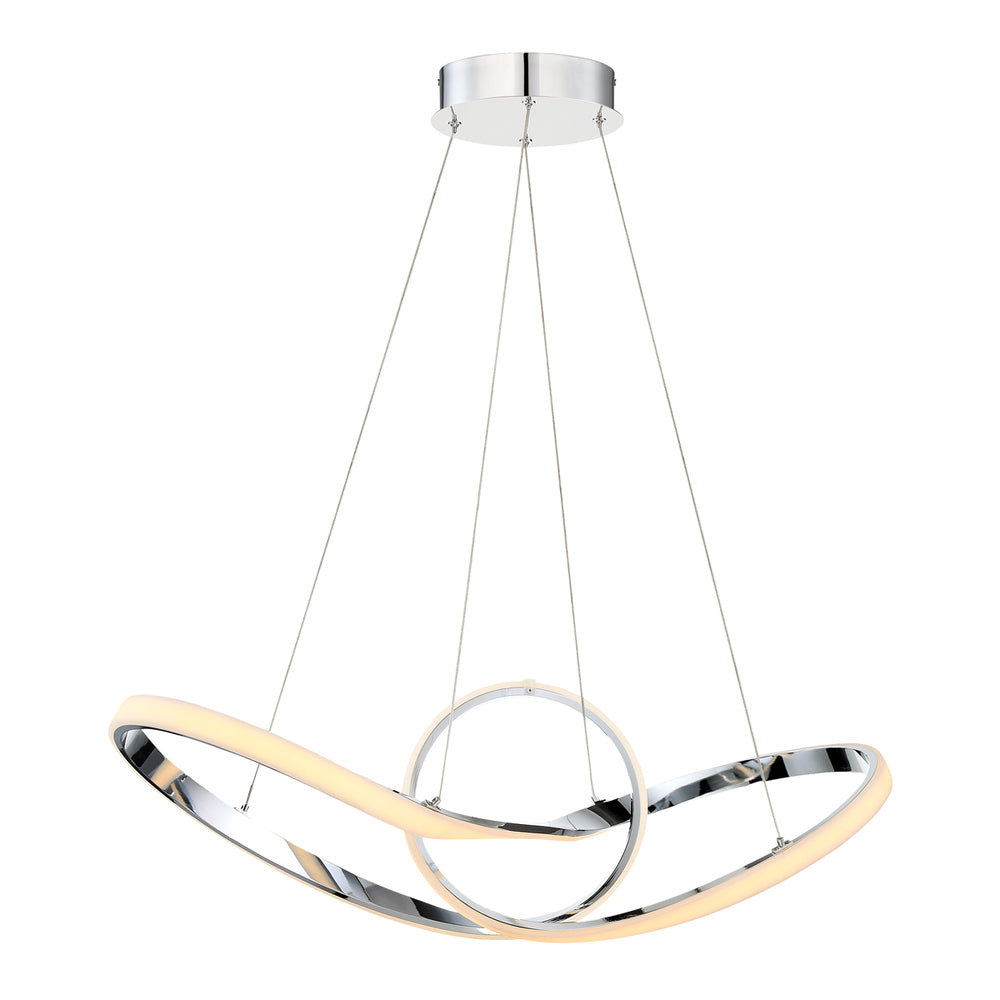 WAC Vornado LED Pendant PD-87735 Pendants WAC Chrome  