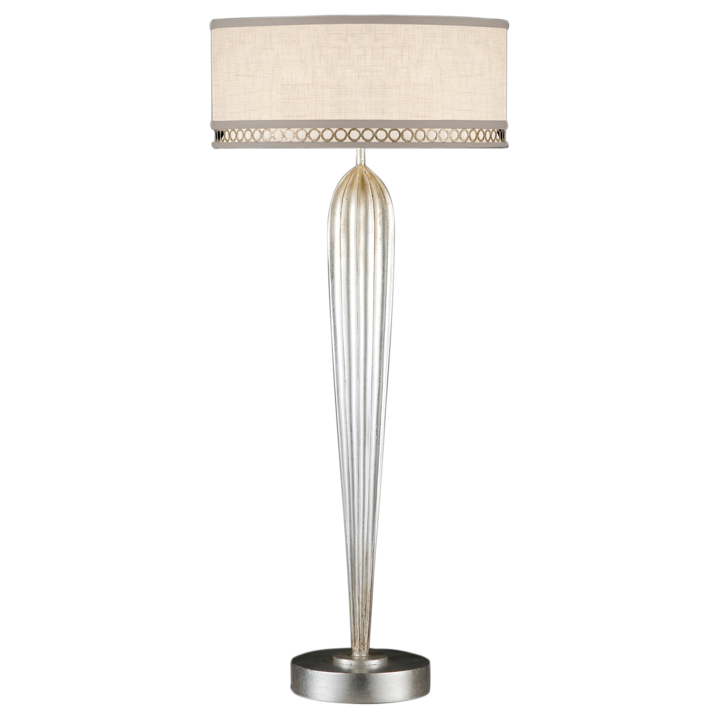Fine Art Allegretto 33" Table Lamp Thin Lamp Fine Art Handcrafted Lighting Silver  