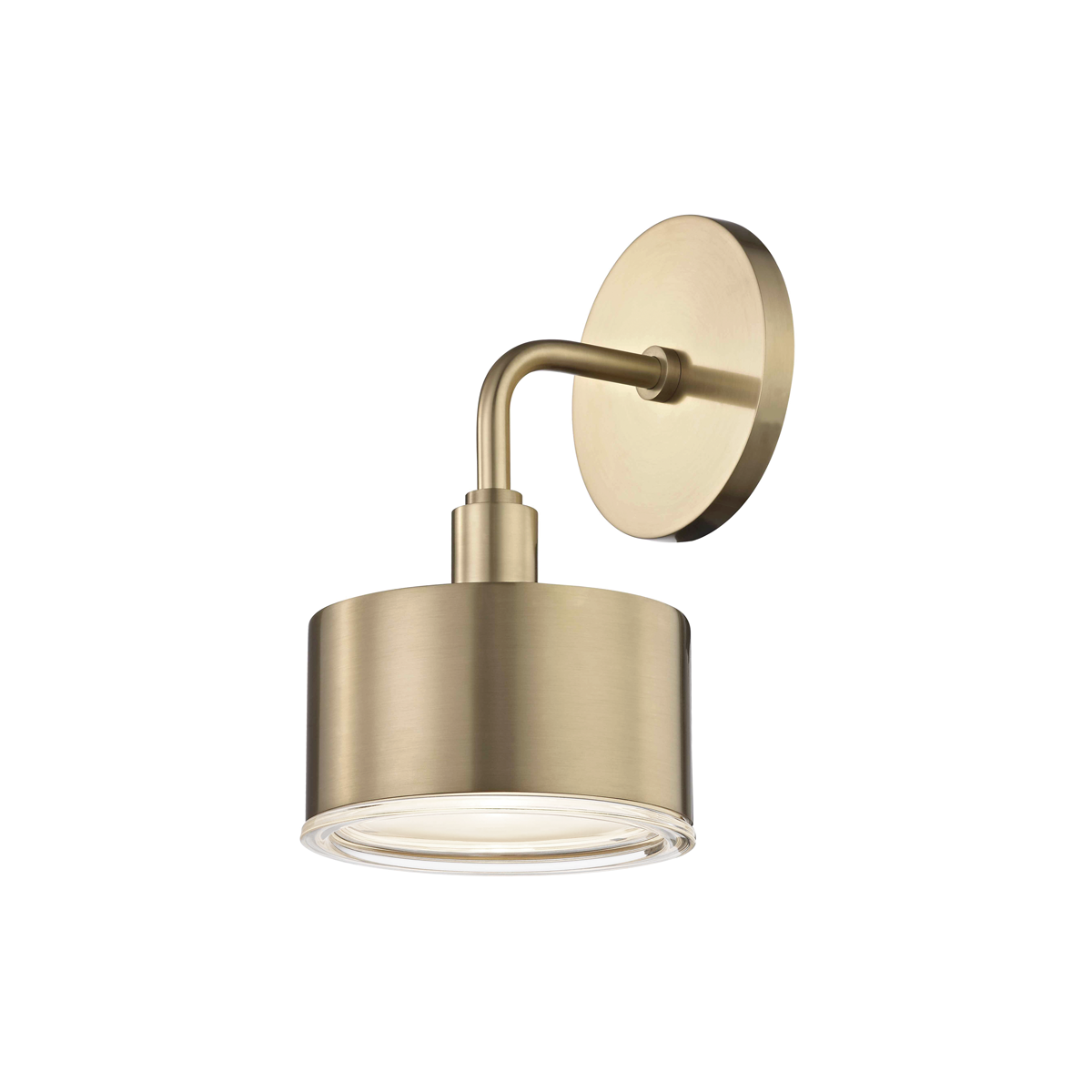Hudson Valley Lighting Nora 1 Light Sconces H159101 Wall Light Fixtures Mitzi Aged Brass  