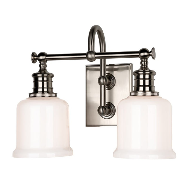 Keswick - 2 LIGHT BATH BRACKET Vanity Lights Hudson Valley Lighting Satin Nickel  