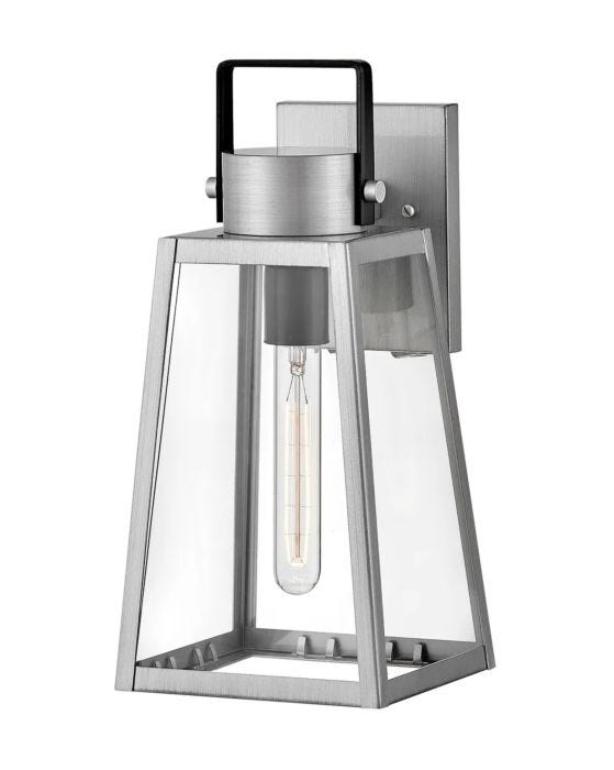 Lark HUGH Small Wall Mount Lantern L82000 Outdoor Wall Lights Lark Antique Brushed Aluminum