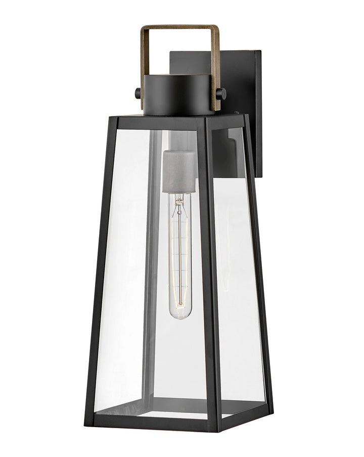 Lark HUGH Medium Wall Mount Lantern L82004 Outdoor Wall Lights Lark Black