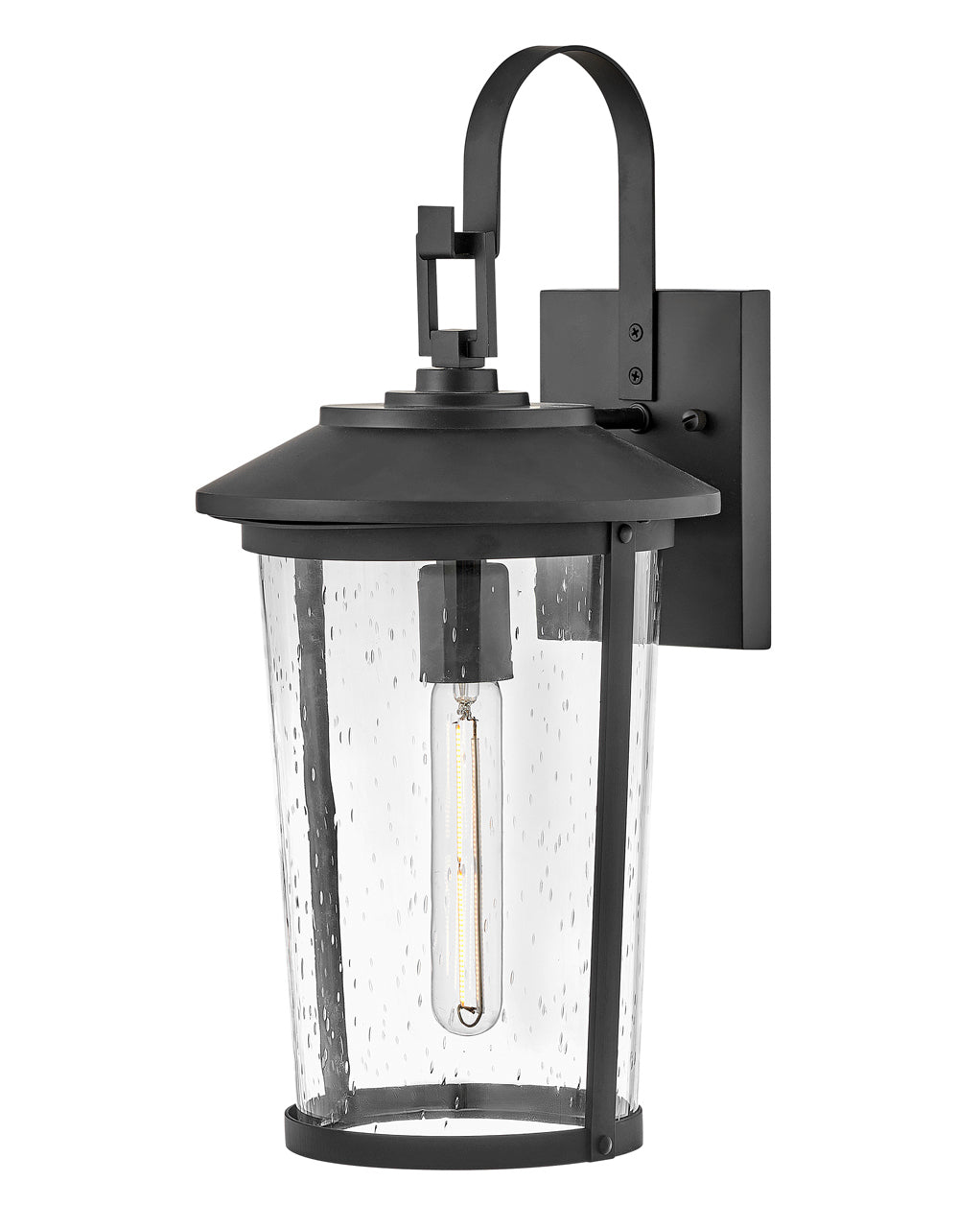 Lark BANKS Medium Wall Mount Lantern L82024 Outdoor Wall Lights Lark Black  