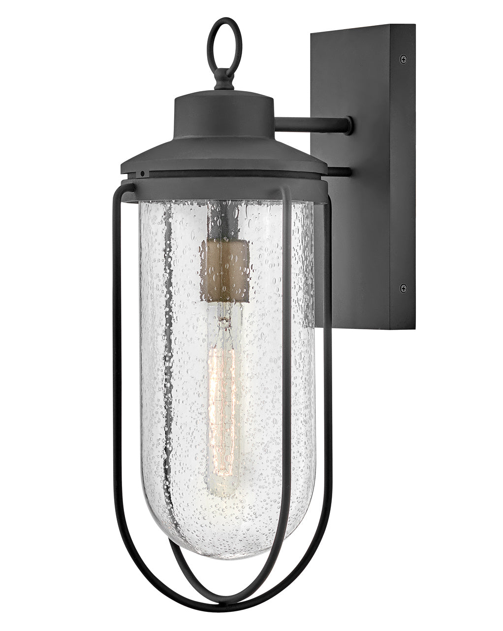 Lark MOBY Medium Wall Mount Lantern L82034 Outdoor Wall Lights Lark Museum Black  