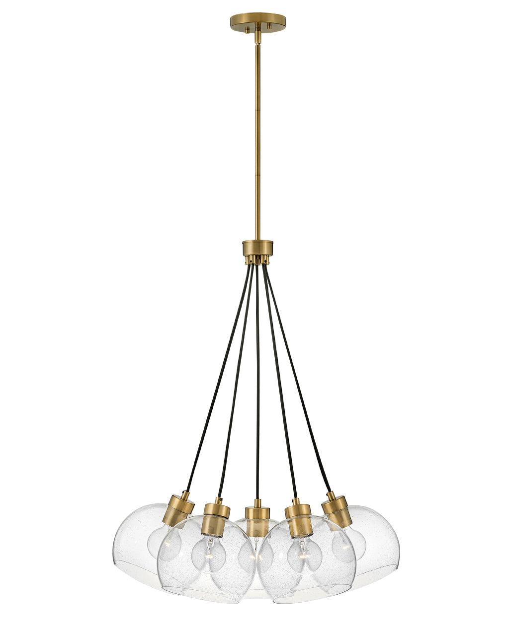 Lark RUMI Five Light Pendant L83015 Pendants Lark Lacquered Brass  