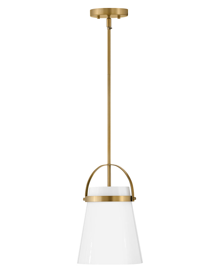 Lark TORI Single Light Convertible Pendant L83057 Mini-Pendants Lark Lacquered Brass