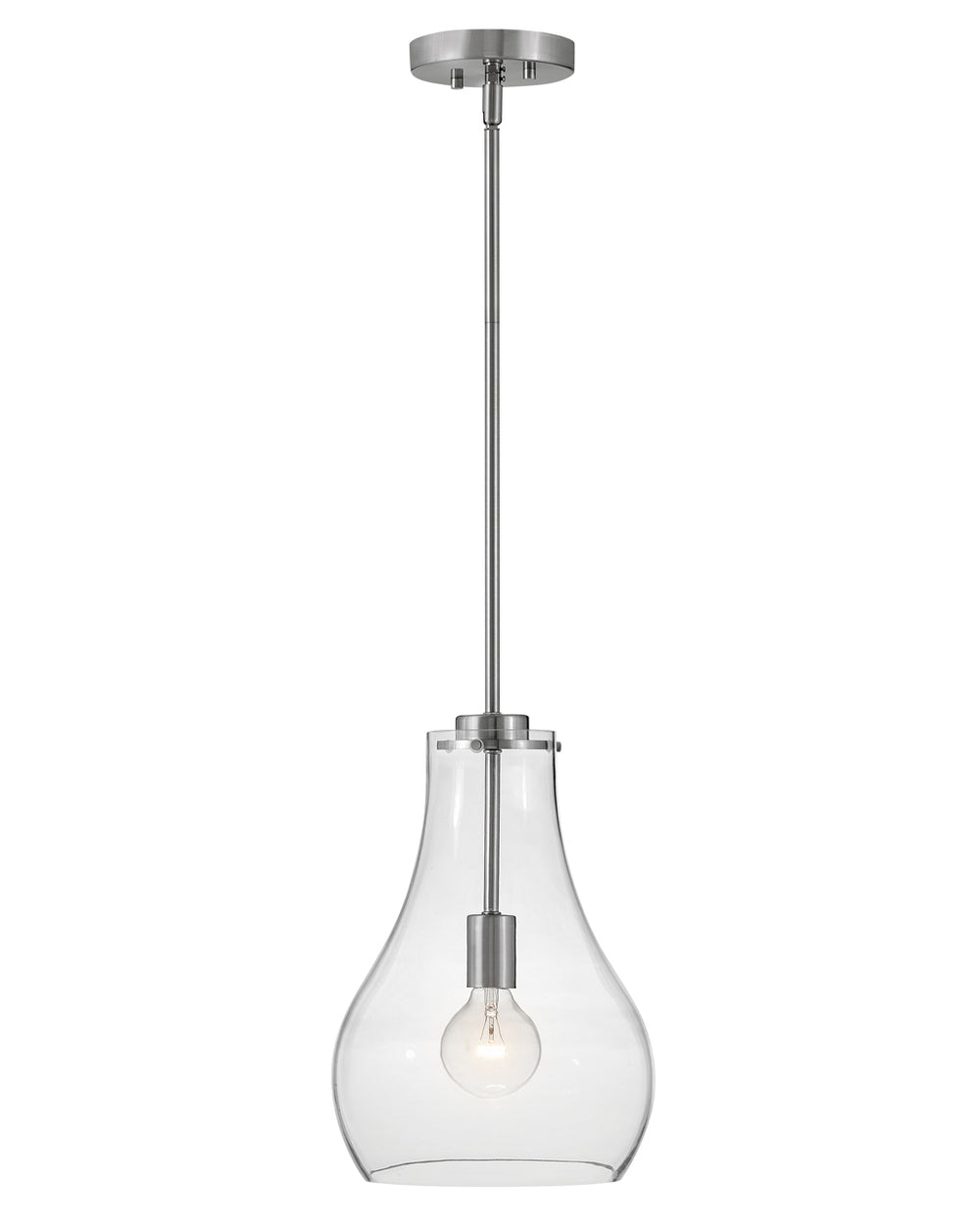 Lark FRANKIE Single Light Pendant L83117 Mini-Pendants Lark Brushed Nickel  