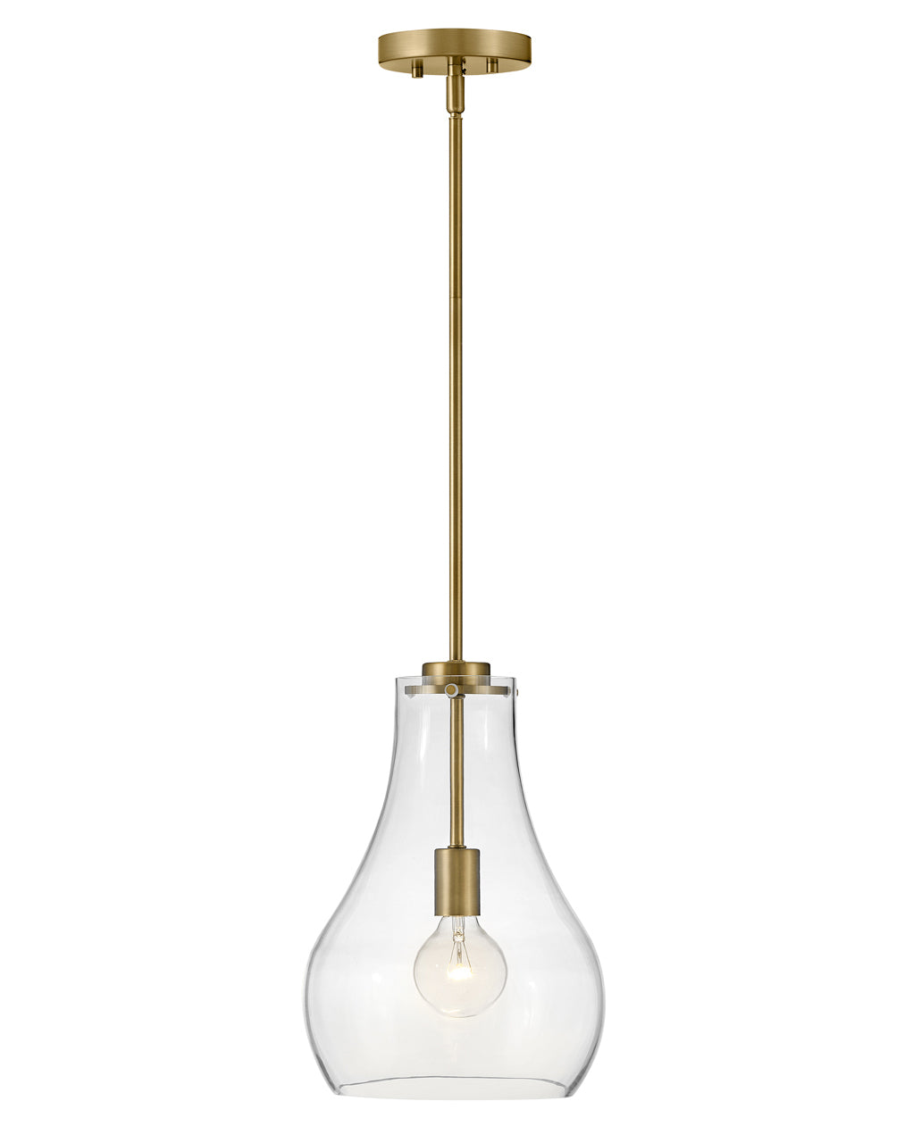 Lark FRANKIE Single Light Pendant L83117 Mini-Pendants Lark Lacquered Brass