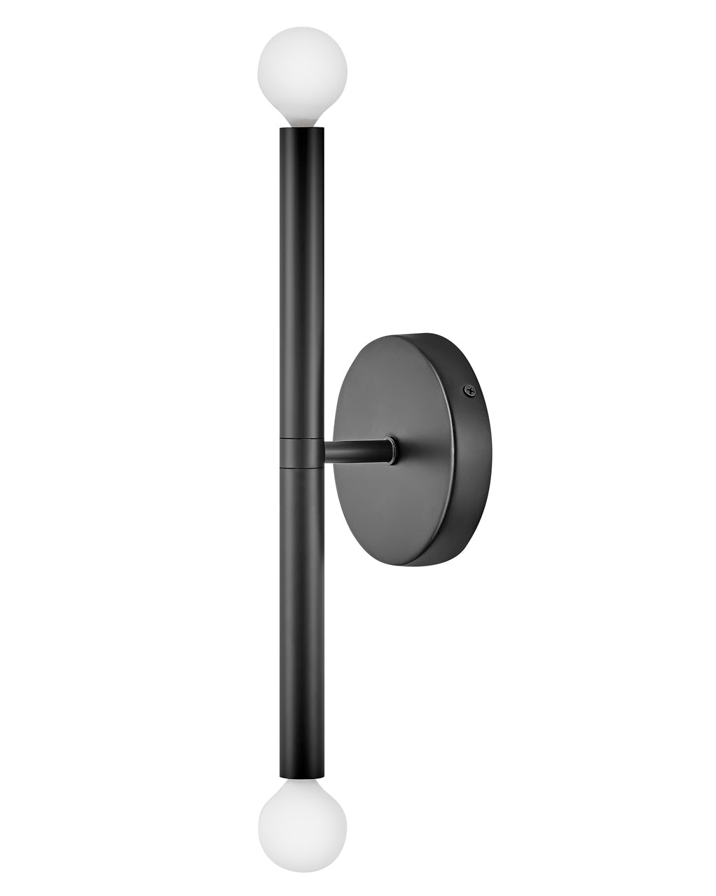 Lark MILLIE Two Light Tall Sconce L83192 Wall Sconces Lark Black  