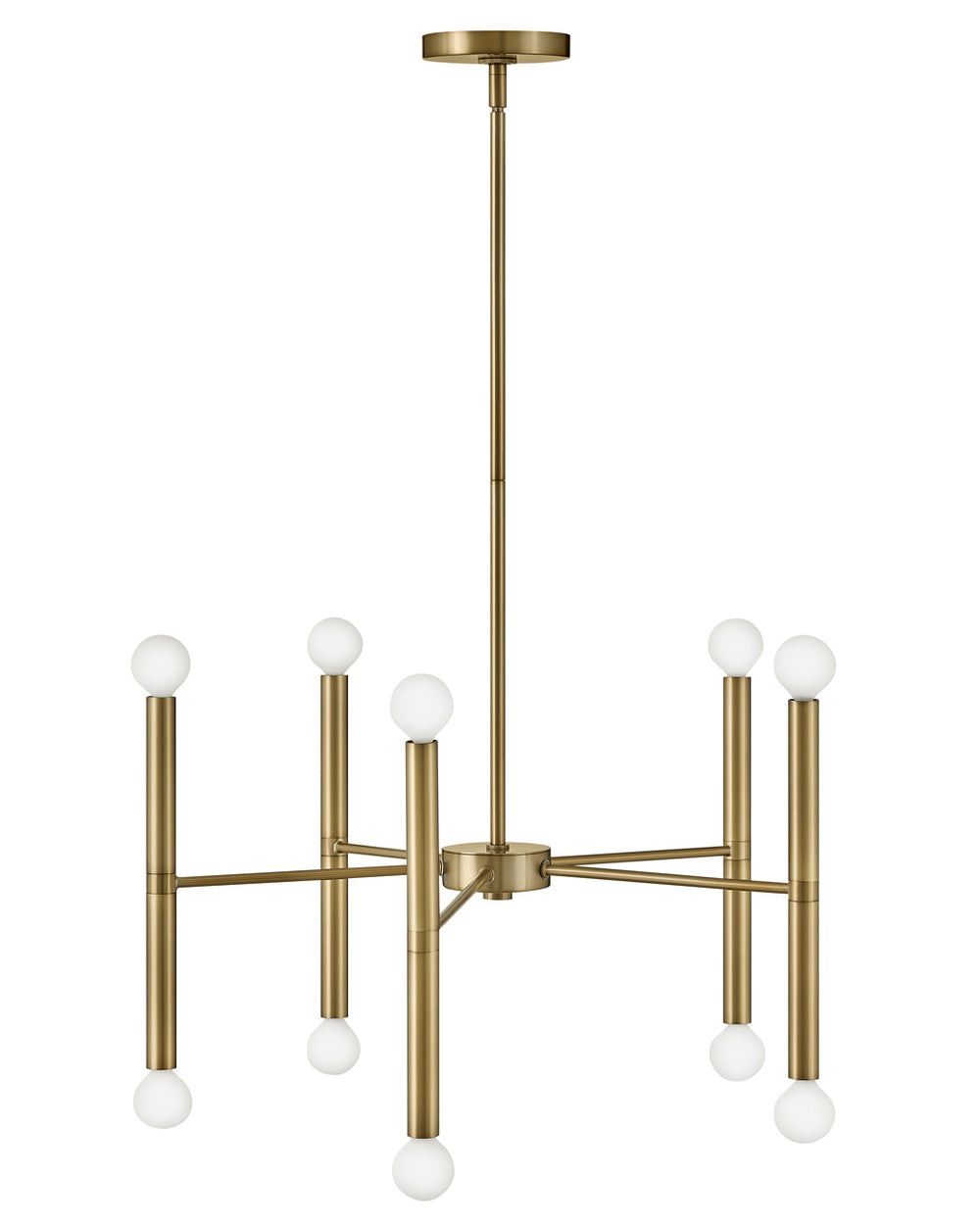 Lark MILLIE Medium Multi Tier L83198 Chandeliers Lark Lacquered Brass  