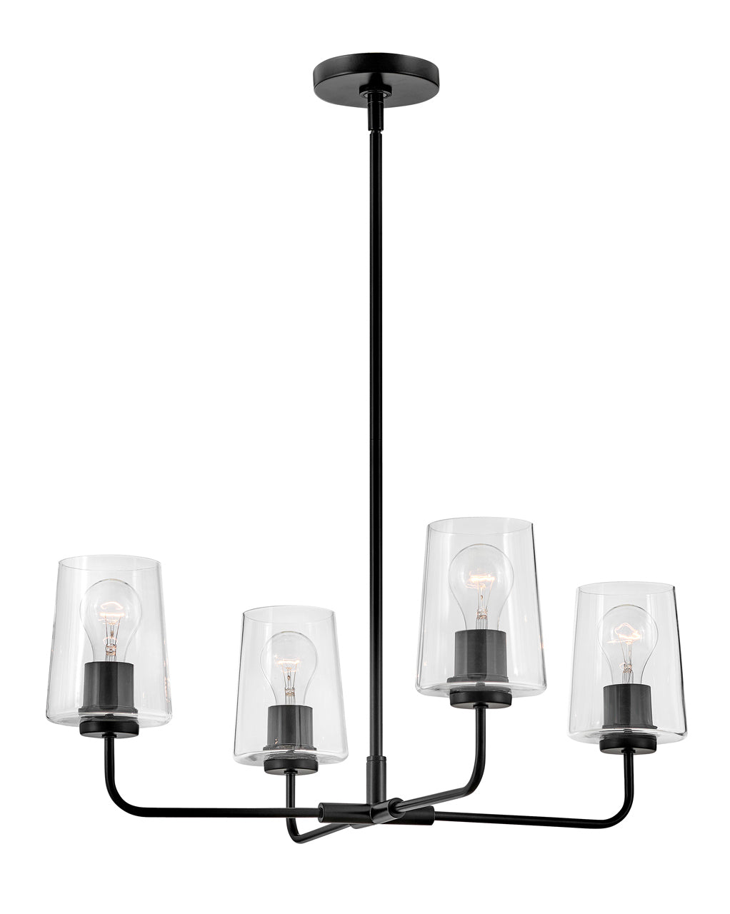 Lark KLINE Medium Single Tier L83454 Chandeliers Lark Black  