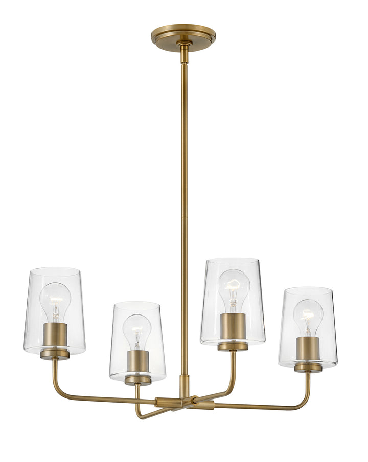 Lark KLINE Medium Single Tier L83454 Chandeliers Lark Lacquered Brass