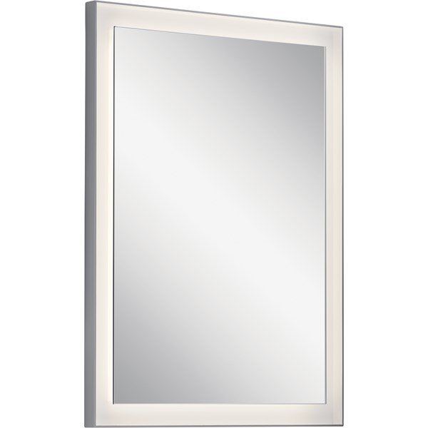 Kichler Ryame™ 24" Lighted Mirror 84168 Mirror Kichler Matte Silver  
