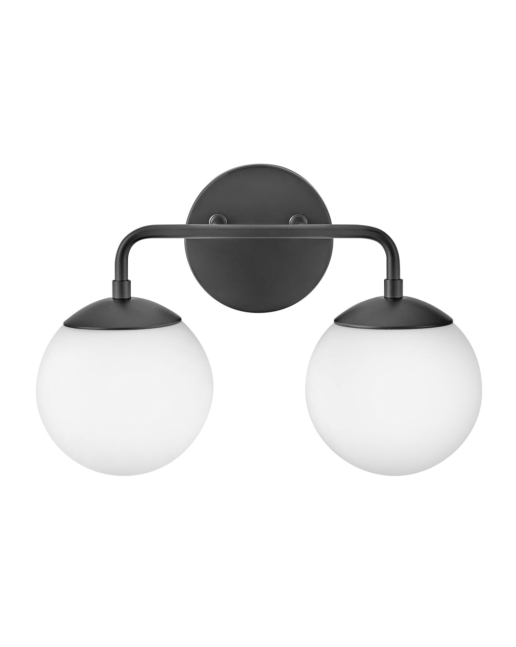 Lark JUNIPER Two Light Vanity L85002 Vanity Lights Lark Black  