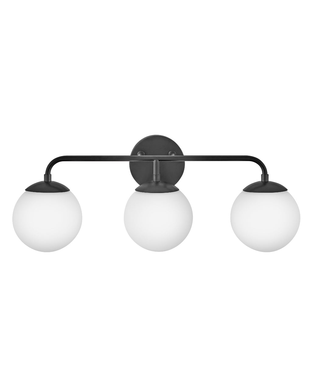 Lark JUNIPER Three Light Vanity L85003 Vanity Lights Lark Black  