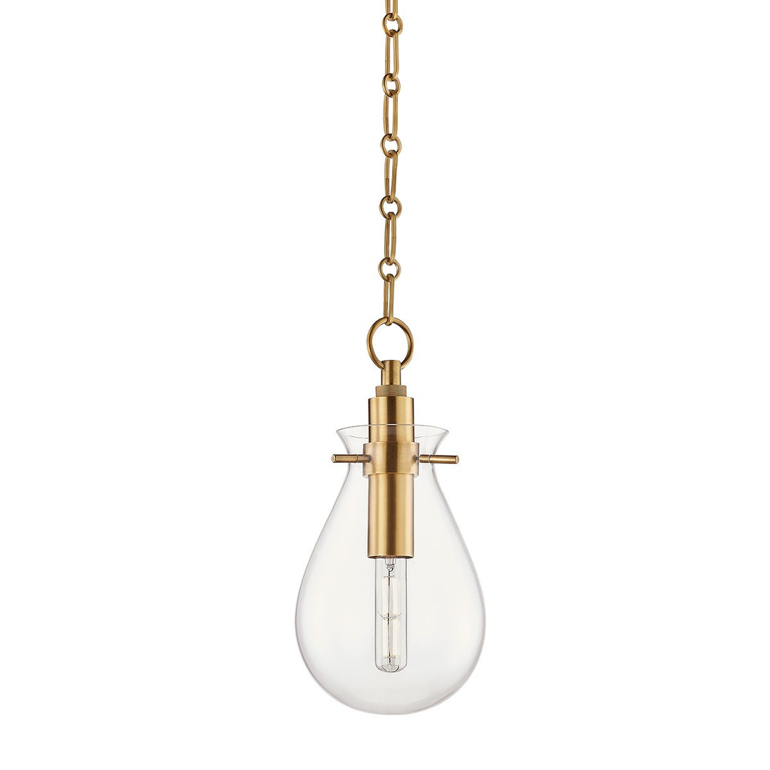 Hudson Valley 1 LIGHT SMALL PENDANT BKO101 Pendants Hudson Valley Lighting Brass  