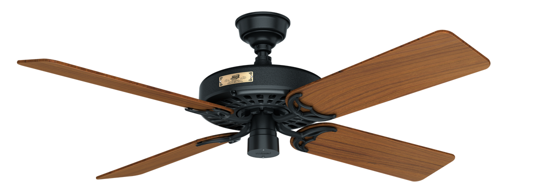 Hunter 52 inch Hunter Original Damp Rated Ceiling Fan and Pull Chain Indoor Ceiling Fans Hunter   