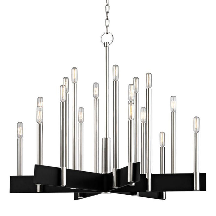 Hudson Valley 18 LIGHT CHANDELIER 8834 Chandeliers Hudson Valley Lighting Nickel  