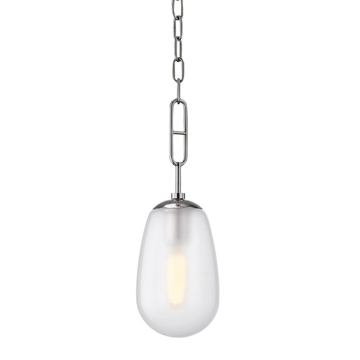 Bruckner - 1 LIGHT SMALL PENDANT Pendants Hudson Valley Lighting Polished Nickel  