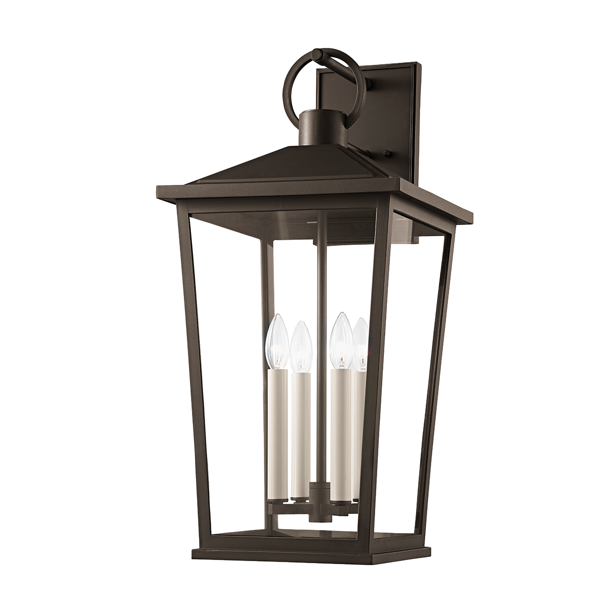 Troy SOREN 4 LIGHT EXTRA LARGE EXTERIOR WALL SCONCE B8904 Outdoor l Wall Troy Lighting TEXTURED BRONZE W/ HL  