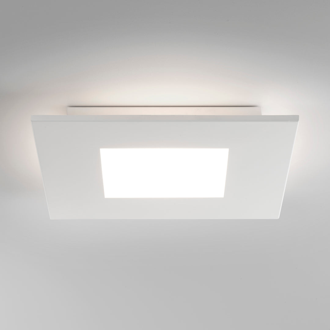 Astro Lighting Zero Square Ceiling Flush Mounts Astro Lighting 1.97x15.75x15.75 Matt White Yes (Integral), Mid-Power LED