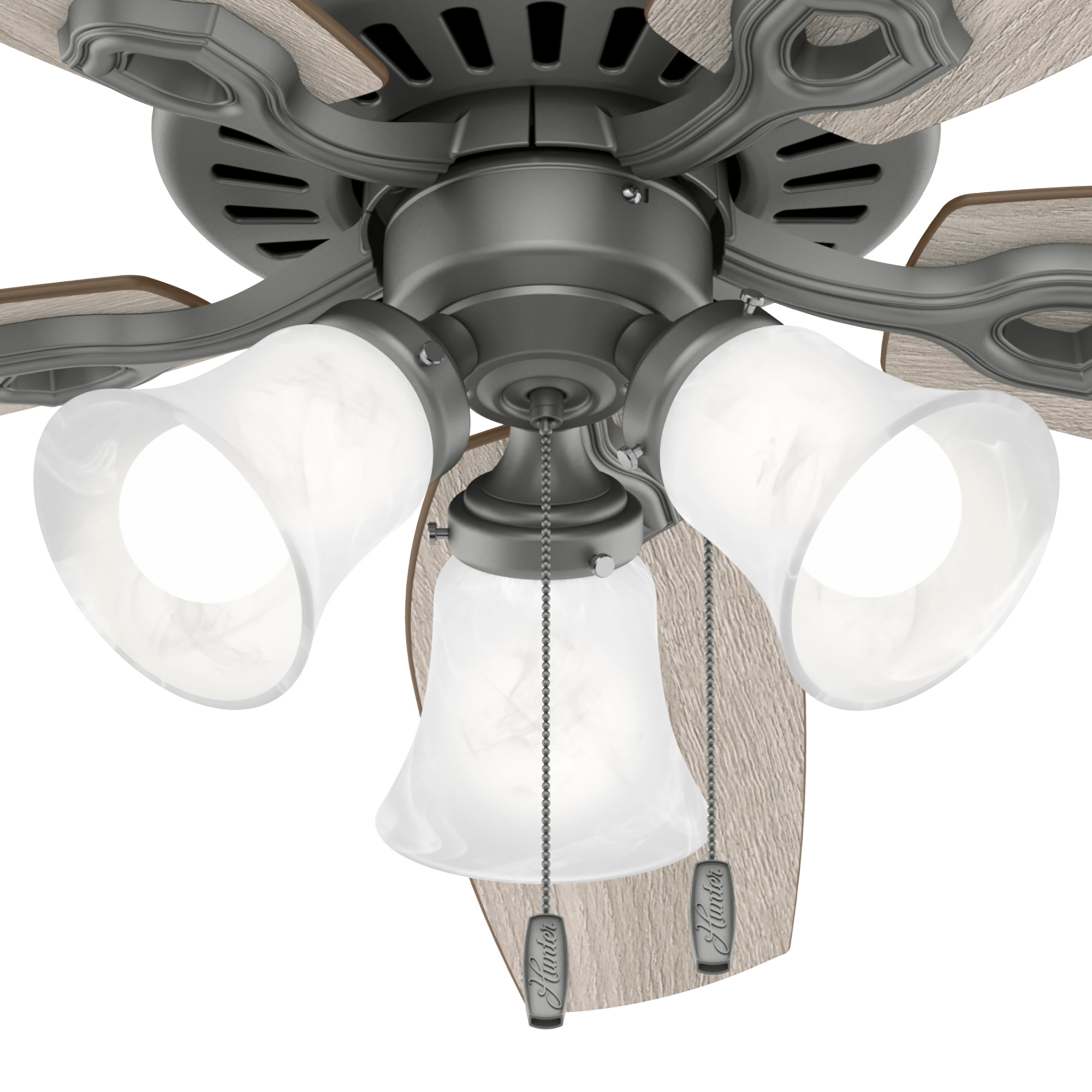 Hunter 52 inch Builder Ceiling Fan with LED Light Kit and Pull Chain