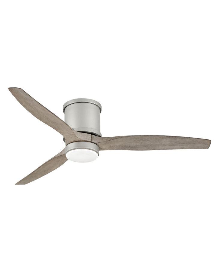 Hinkley Hover Flush 52" LED 900852 Outdoor Ceiling Fans Hinkley Brushed Nickel  