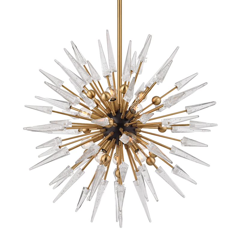 Hudson Valley 12 LIGHT CHANDELIER 9032 Chandeliers Hudson Valley Lighting Brass  