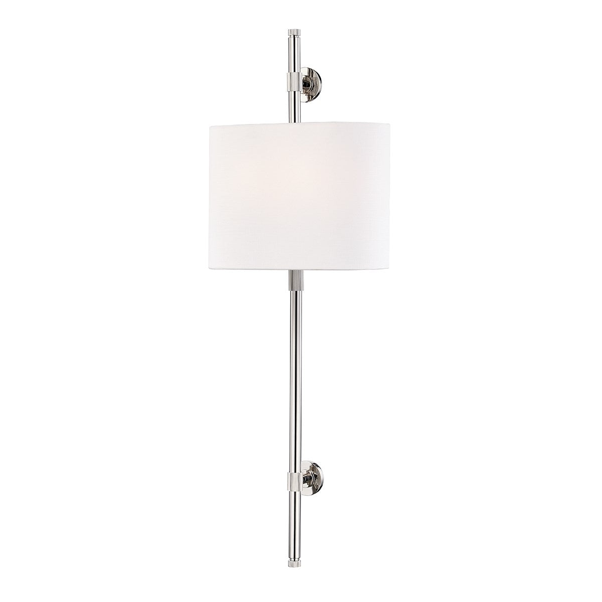 Bowery - 2 LIGHT WALL SCONCE Wall Light Fixtures Hudson Valley Polished Nickel  