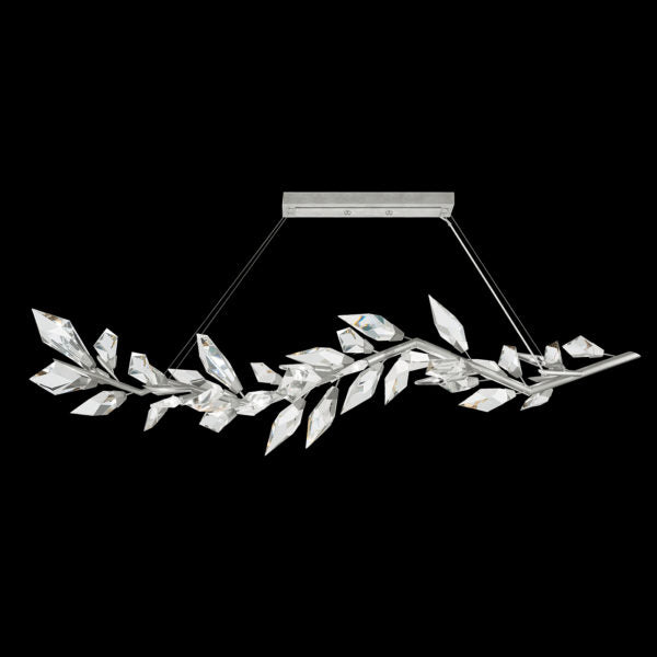 Fine Art Lamps Foret 72" Linear Pendant Pendants Fine Art Handcrafted Lighting Silver  