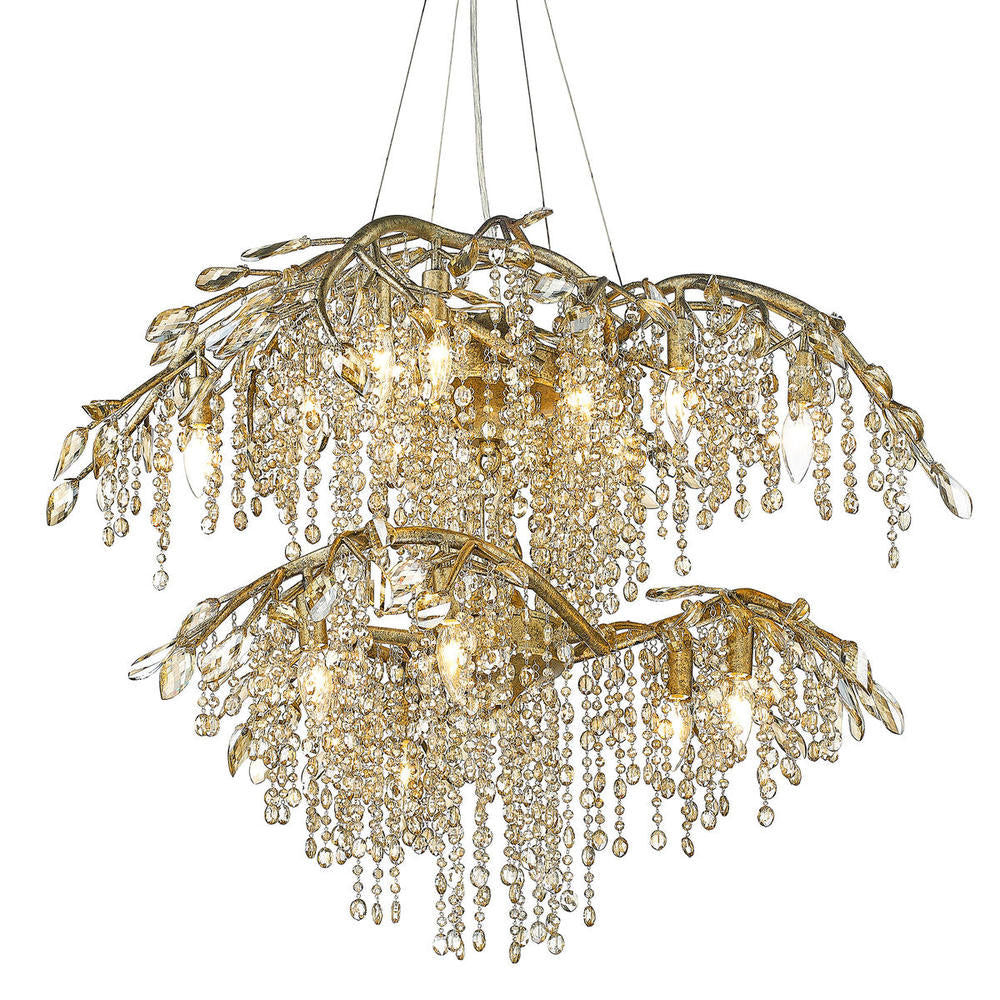 Golden Autumn Twilight MG 2 Tier - 18 Light Chandelier 9903 Chandeliers Golden Gold  