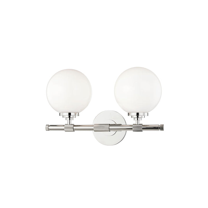 Bowery - 2 LIGHT BATH BRACKET Vanity Lights Hudson Valley Lighting Polished Nickel  