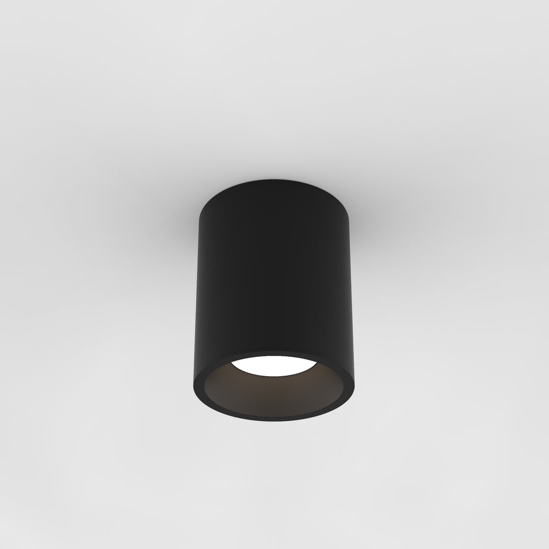 Astro Lighting Kos Round | OS Outdoor Flush Mounts Lighting Gallery Textured Black 5.59 Yes (Integral), AC LED Module