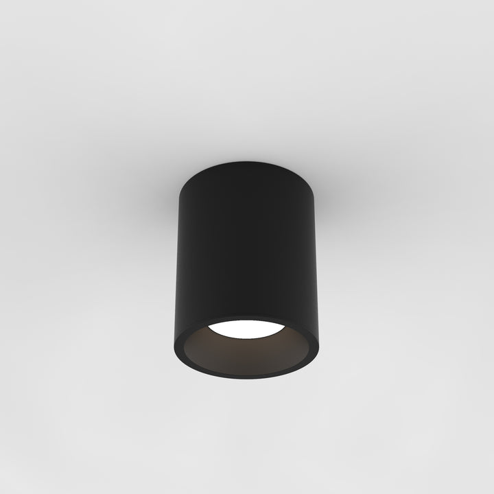 Astro Lighting Kos Round | OS Outdoor Flush Mounts Lighting Gallery Textured Black 5.59 Yes (Integral), AC LED Module