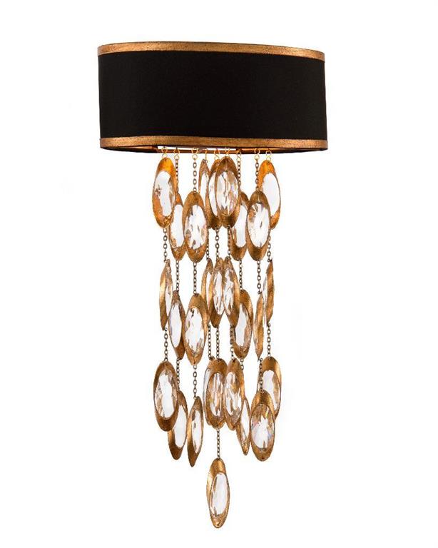 John-Richard Black Tie Two-Light Sconce AJC-8796 | OS Wall Sconces Lighting Gallery   