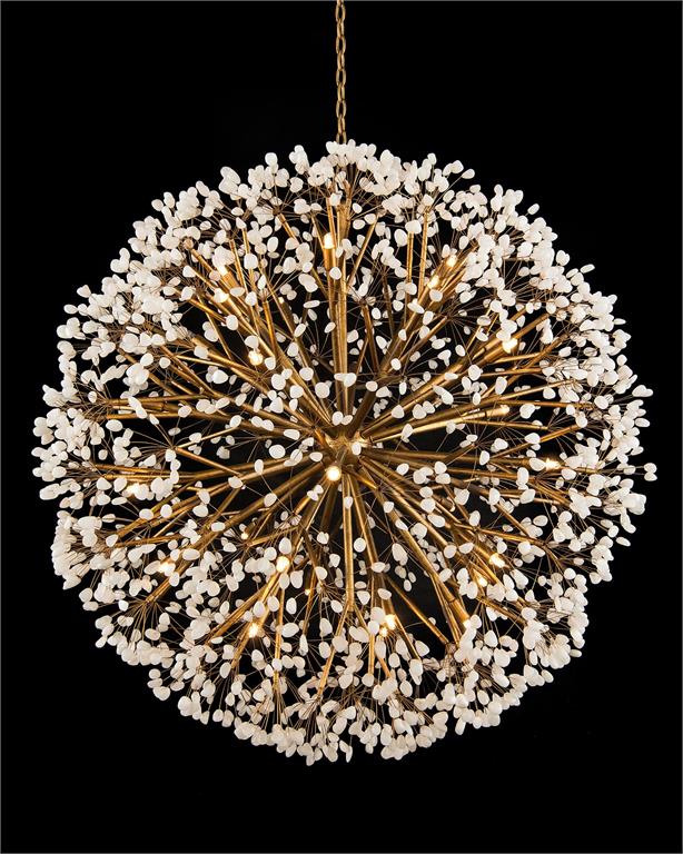 John Richard Spherical Thirty-Light Quartz Chandelier AJC-9081 Pendants John Richard   