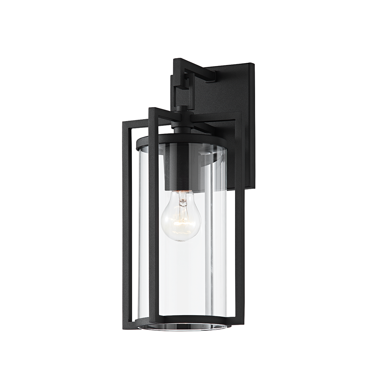 Troy Lighting 1 LIGHT SMALL EXTERIOR WALL SCONCE B1141 Outdoor l Wall Troy Lighting TEXTURE BLACK  