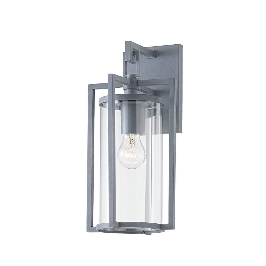 Troy Lighting 1 LIGHT SMALL EXTERIOR WALL SCONCE B1141 Wall Sconces Troy Lighting WEATHERED ZINC  