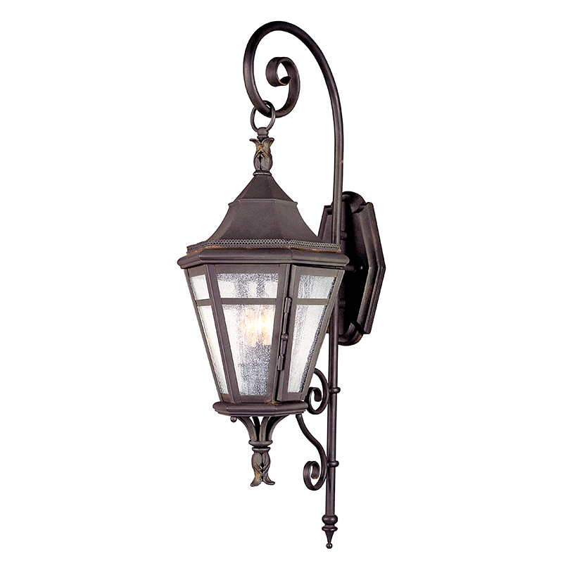 Troy Lighting MORGAN HILL 2LT WALL LANTERN MEDIUM B1271 Outdoor Wall Lights Troy Lighting NATURAL RUST  