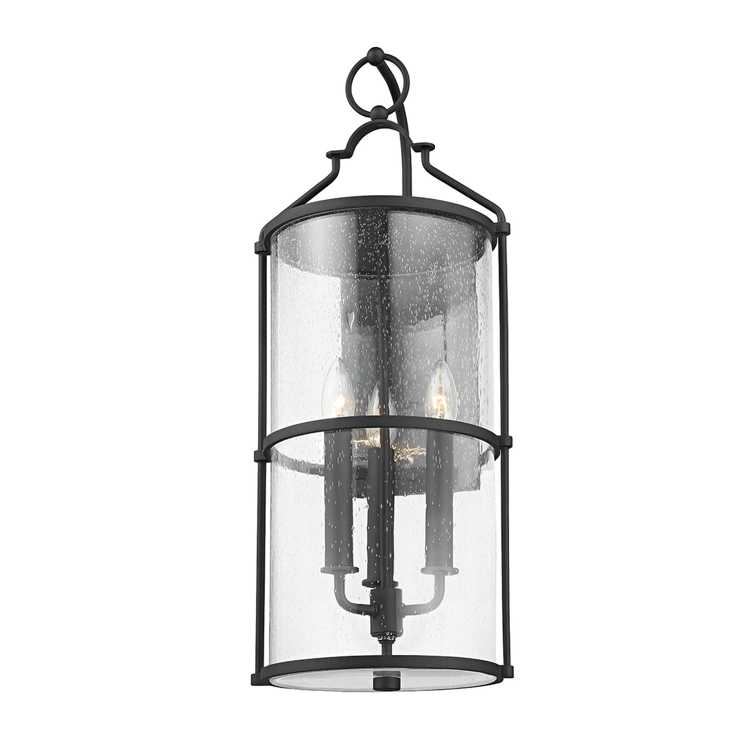 Troy Lighting 3 LIGHT LARGE EXTERIOR WALL SCONCE B1313 Wall Sconces Troy Lighting TEXTURE BLACK  