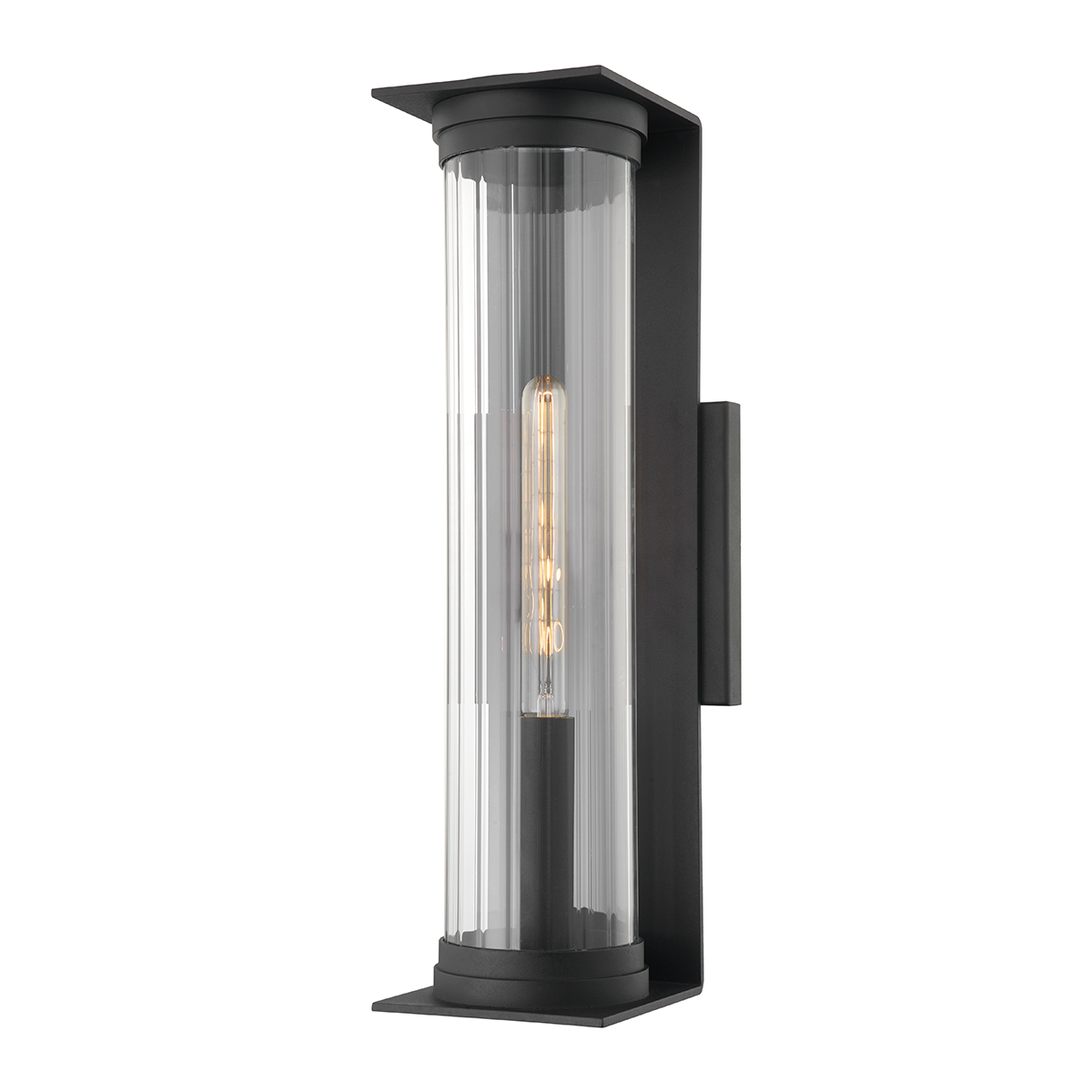Troy Lighting 1 LIGHT LARGE EXTERIOR WALL SCONCE B1323 Outdoor l Wall Troy Lighting TEXTURED BLACK  