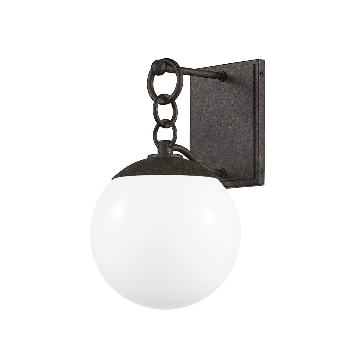 Troy Lighting 1 LIGHT SMALL EXTERIOR WALL SCONCE B1508 Outdoor l Wall Troy Lighting FRENCH IRON  