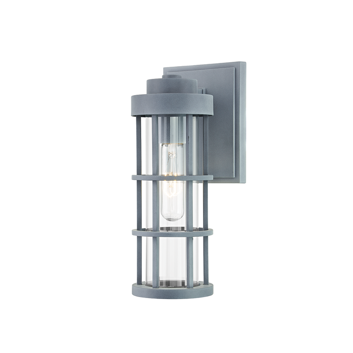 Troy Lighting 1 LIGHT SMALL EXTERIOR WALL SCONCE B2041 Wall Sconces Troy Lighting WEATHERED ZINC  