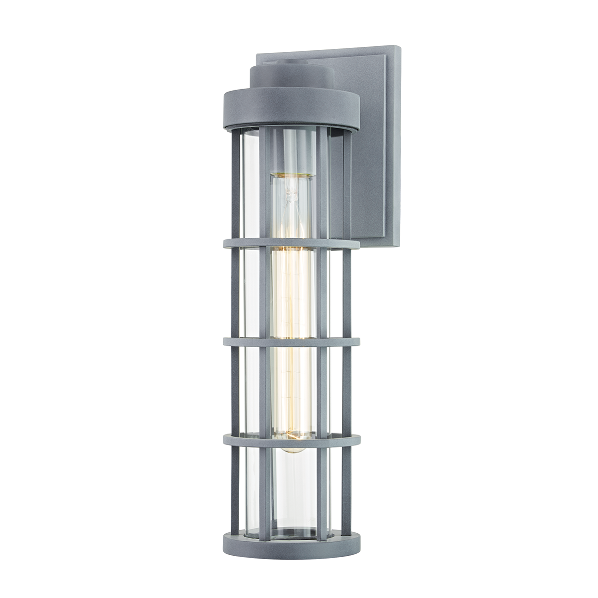 Troy Lighting 1 LIGHT LARGE EXTERIOR WALL SCONCE B2042 Outdoor l Wall Troy Lighting WEATHERED ZINC  