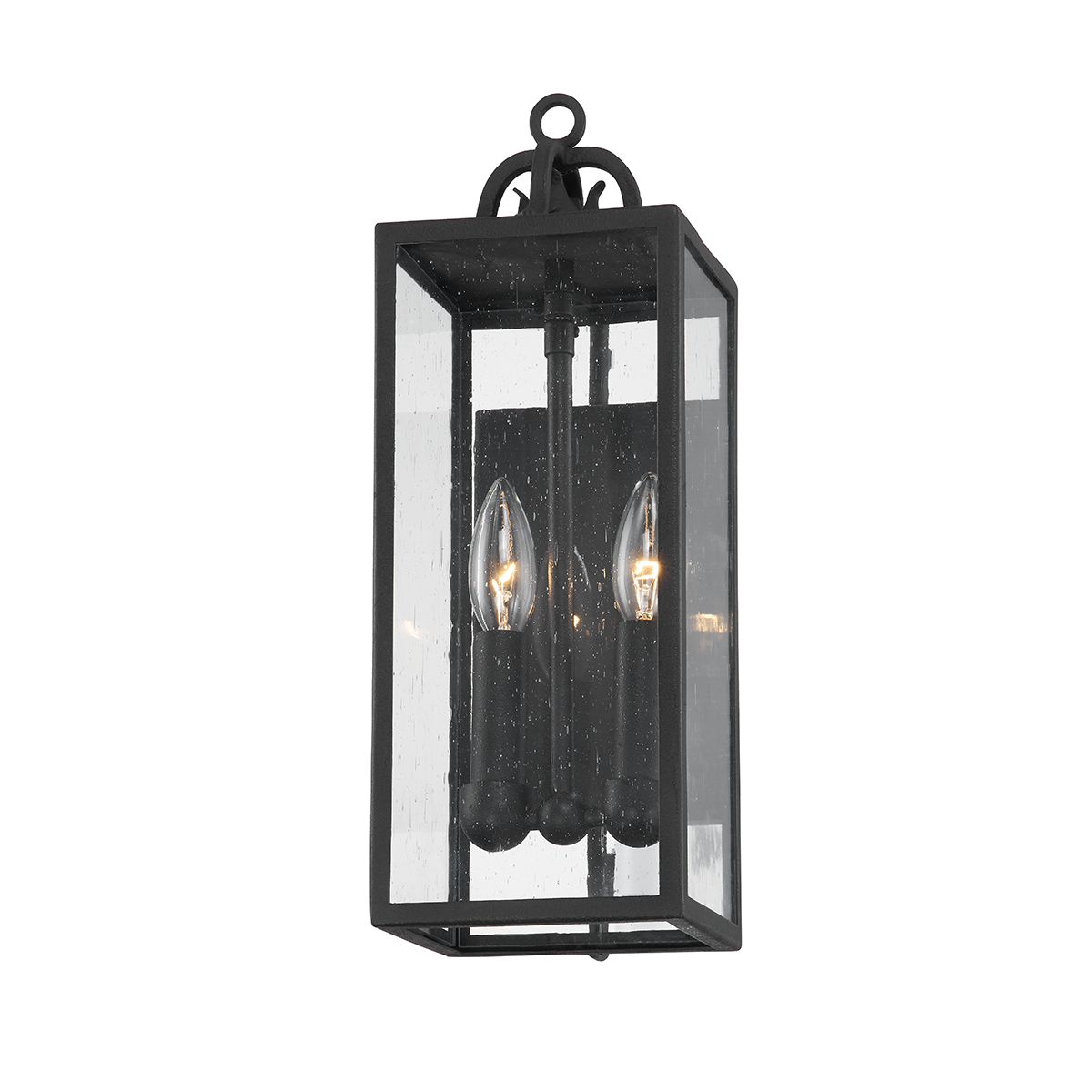 Troy CAIDEN 2 LIGHT EXTERIOR WALL SCONCE B2061 Outdoor l Wall Troy Lighting FORGED IRON  