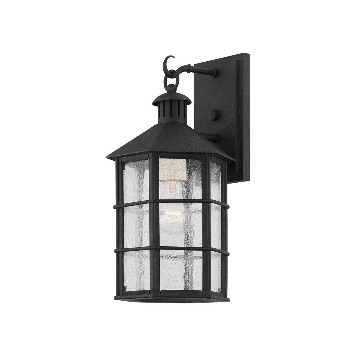 Troy Lighting 1 LIGHT EXTERIOR SMALL WALL SCONCE B2511 Outdoor l Wall Troy Lighting FRENCH IRON  