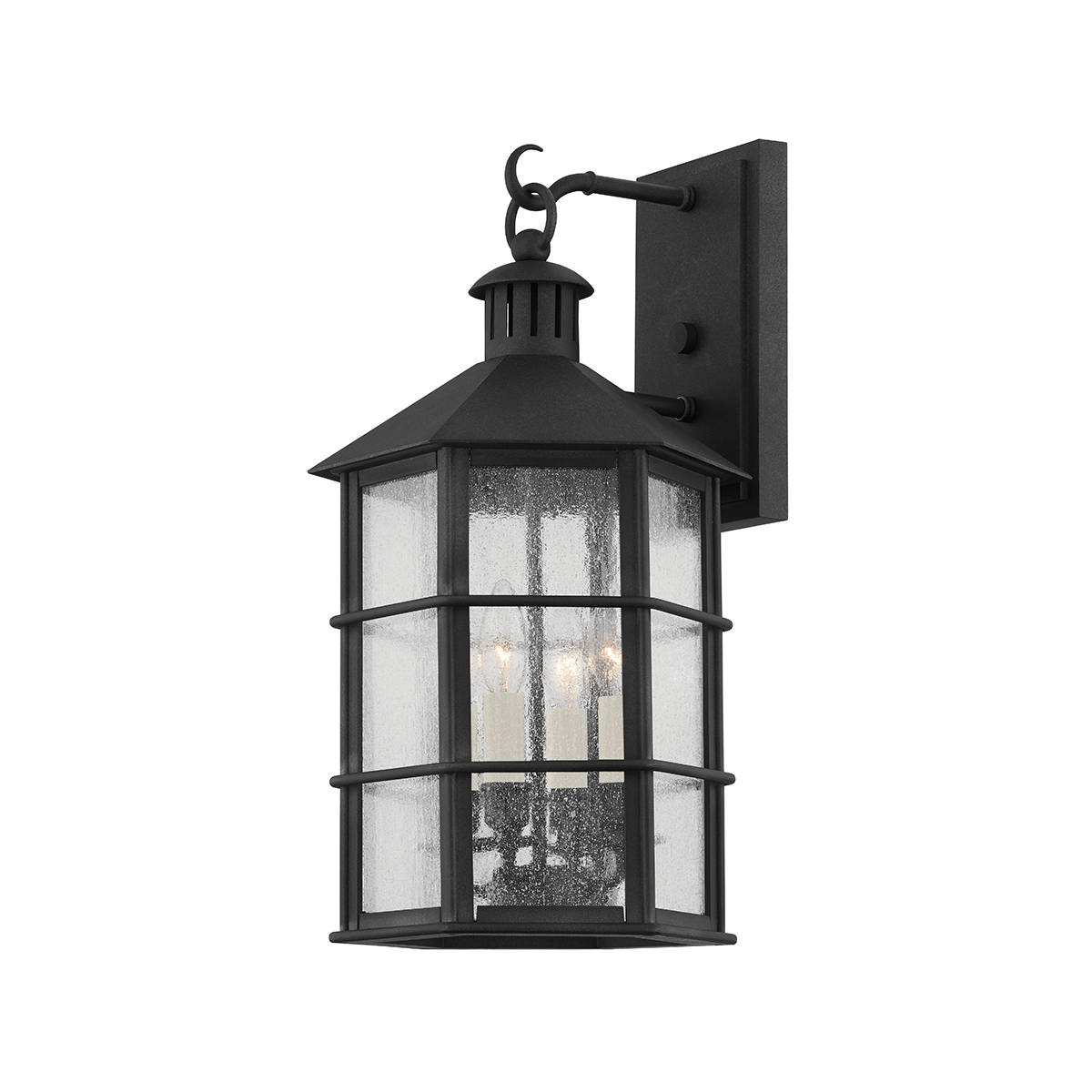 Troy Lighting 4 LIGHT MEDIUM EXTERIOR WALL SCONCE B2512 Outdoor l Wall Troy Lighting FRENCH IRON  