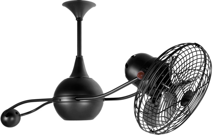 Matthews Fan Company Brisa 2000 Indoor Ceiling Fans Matthews Fan Company 39" Matte Black Black